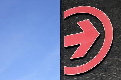 KVB-Logo beim KVB-Streik-stock-foto