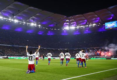 Fussball 2.Bundesliga, Hamburger SV - 1.FC Kaiserslautern-stock-foto