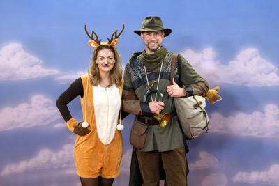 Judith Gerlach und Tobias Nitsch-stock-foto