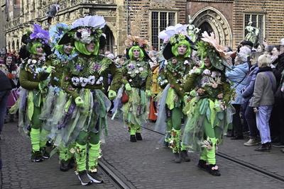 Bremen, 40. Bremer Karneval-stock-foto