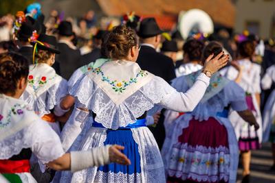 Wendische Fastnacht im Spreewald-stock-foto