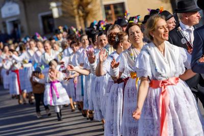 Wendische Fastnacht im Spreewald-stock-foto