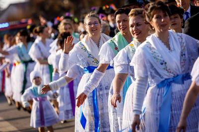 Wendische Fastnacht im Spreewald-stock-foto