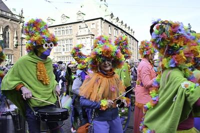 Bremen, 40. Bremer Karneval-stock-foto