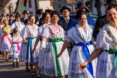 Wendische Fastnacht im Spreewald-stock-foto