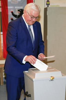 Frank-Walter Steinmeier-stock-foto