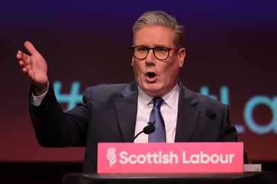 UK: Scottish Labour Party Annual Conference at Scottish Event Campus, Glasgow, Scotland on 23 February 2025:-stock-foto