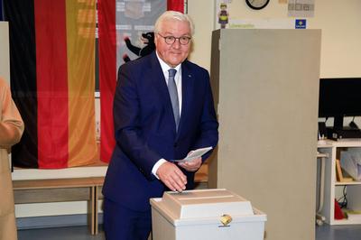 Frank-Walter Steinmeier-stock-foto