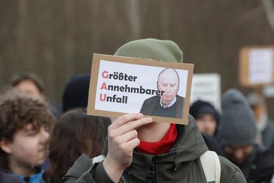 Demo gegen Rechts-stock-foto