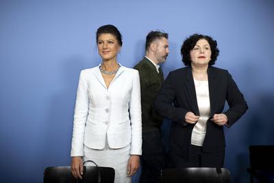 BSW Sahra Wagenknecht DEU, Deutschland, Germany, Berlin, 10.06.2024 Sahra Wagenknecht , Partei Buendnis B?ndnis BSW Sahr-stock-foto
