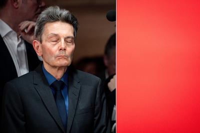 SPD Wahlparty zur Bundestagswahl 2025-stock-foto