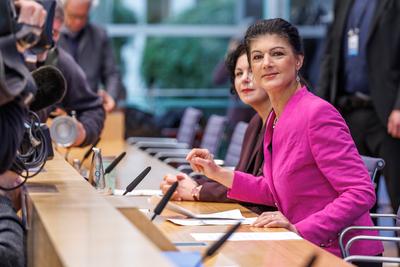 BPK: BSW - Zu den Bundestagswahlen-stock-foto
