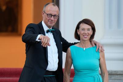 Staatsbesuch des Pr?sidenten der Franz?sischen Republik Staatsbesuch des Pr?sidenten der Franz?sischen Republik Emmanuel-stock-foto