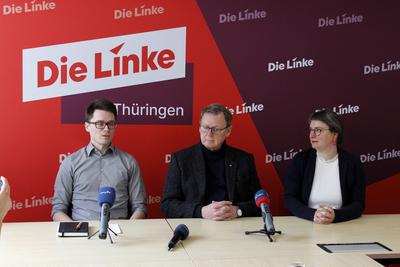 Statement Bodo Ramelow zur Bundestagswahl-stock-photo