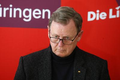 Statement Bodo Ramelow zur Bundestagswahl-stock-photo
