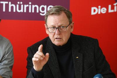 Statement Bodo Ramelow zur Bundestagswahl-stock-photo