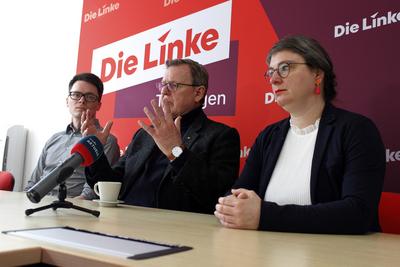 Statement Bodo Ramelow zur Bundestagswahl-stock-photo
