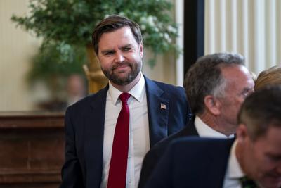 Trump and Macron Joint Press Conference-stock-foto