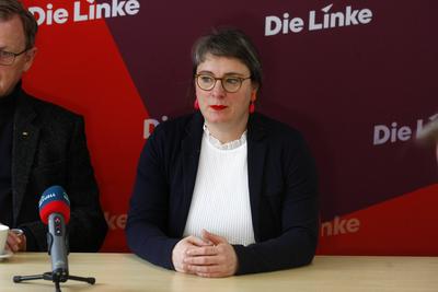 Statement Bodo Ramelow zur Bundestagswahl-stock-photo