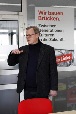 Statement Bodo Ramelow zur Bundestagswahl-stock-photo