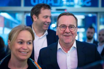 Seeheimer Legislaturstart des Seeheimer Kreis-stock-foto