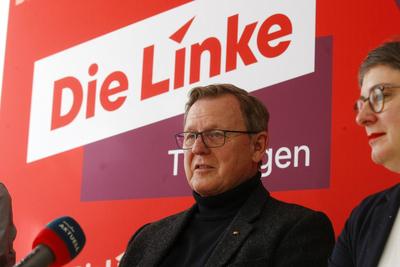 Statement Bodo Ramelow zur Bundestagswahl-stock-photo