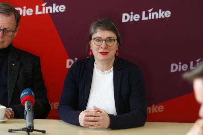 Statement Bodo Ramelow zur Bundestagswahl-stock-photo