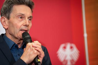 Seeheimer Legislaturstart des Seeheimer Kreis-stock-foto
