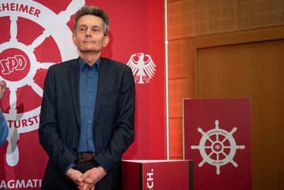Seeheimer Legislaturstart des Seeheimer Kreis-stock-foto