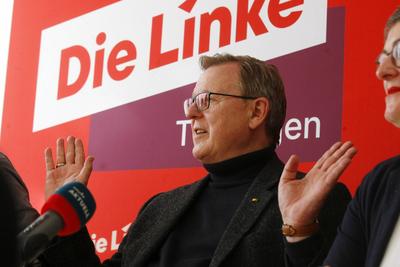 Statement Bodo Ramelow zur Bundestagswahl-stock-photo