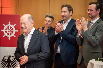 Seeheimer Legislaturstart des Seeheimer Kreis-stock-foto