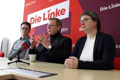 Statement Bodo Ramelow zur Bundestagswahl-stock-photo