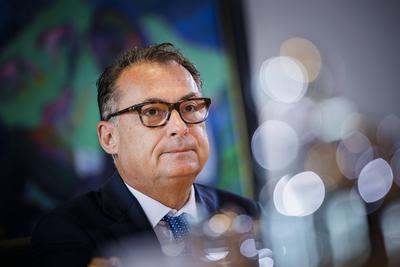 Joachim Nagel, Praesident der Deutschen Bundesbank, aufgenommen zu Beginn einer Kabinettssitzung im Bundeskanzleramt. Be-stock-foto