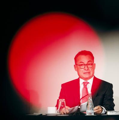 Joachim Nagel, Prsident der Deutschen Bundesbank, aufgenommen bei einem Pressefruehstueck im Rahmen der IWF Fruehjahrsta-stock-foto