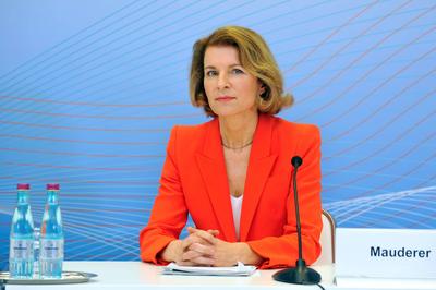 Deutsche Bundesbank. Pressekonferenz.-stock-foto