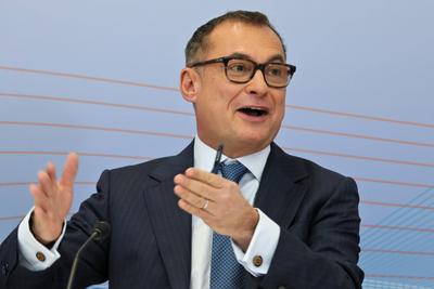 25.02.2025, Frankfurt, DEU, Bilanzpressekonferenz Deutsche Bundsbank. Joachim Nagel, Praesident der Deutschen Bundesbank-stock-foto