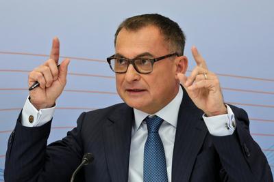 25.02.2025, Frankfurt, DEU, Bilanzpressekonferenz Deutsche Bundsbank. Joachim Nagel, Praesident der Deutschen Bundesbank-stock-foto