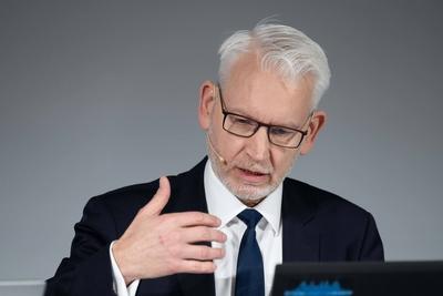 Uniper Bilanzpressekonferenz-stock-foto