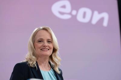 E.ON Bilanzpressekonferenz-stock-foto