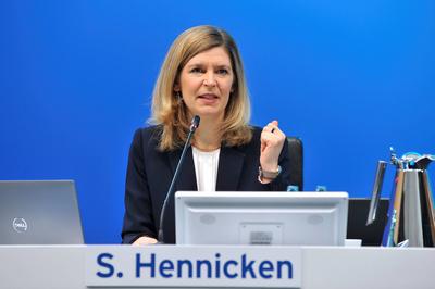 Jahrespressekonferenz Fresenius SE & Co. KGaA.-stock-foto