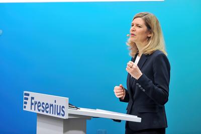 Jahrespressekonferenz Fresenius SE & Co. KGaA.-stock-foto