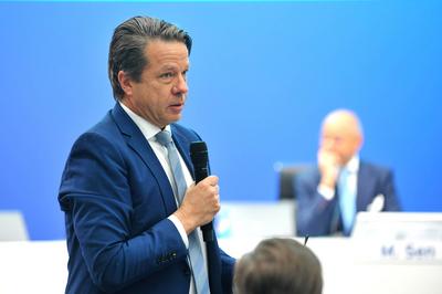 Jahrespressekonferenz Fresenius SE & Co. KGaA.-stock-foto
