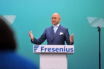 Jahrespressekonferenz Fresenius SE & Co. KGaA.-stock-foto