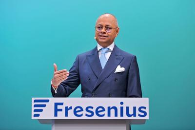 Jahrespressekonferenz Fresenius SE & Co. KGaA.-stock-foto