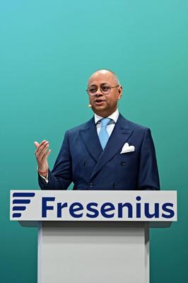 Jahrespressekonferenz Fresenius SE & Co. KGaA.-stock-foto