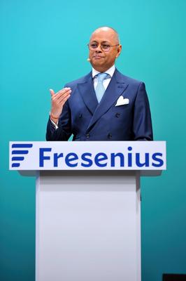 Jahrespressekonferenz Fresenius SE & Co. KGaA.-stock-foto