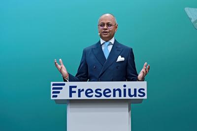Jahrespressekonferenz Fresenius SE & Co. KGaA.-stock-foto
