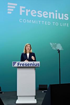 Jahrespressekonferenz Fresenius SE & Co. KGaA.-stock-foto