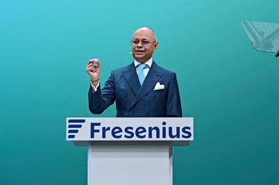 Jahrespressekonferenz Fresenius SE & Co. KGaA.-stock-foto