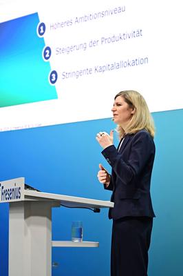 Jahrespressekonferenz Fresenius SE & Co. KGaA.-stock-foto